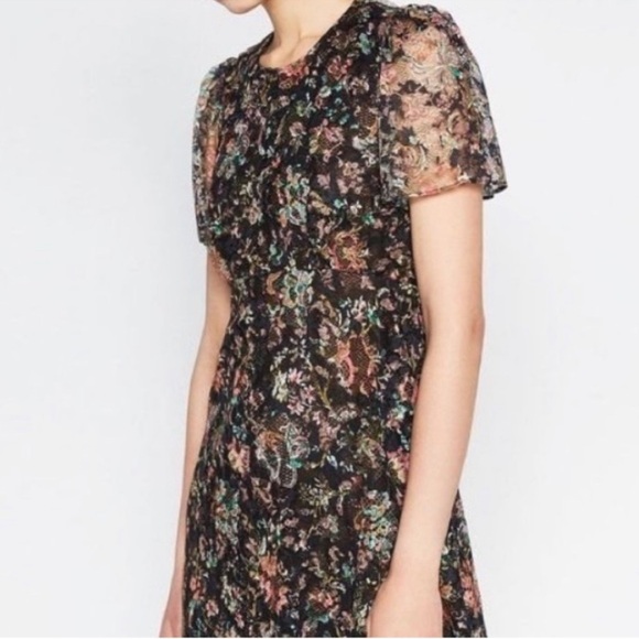 Zara • Midi Dress • Lace • Floral • Medium - Picture 4 of 13